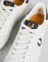 Фото #3 товара Fred Perry Spencer leather trainers in white