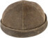 Фото #2 товара Docker Cap, Sailor Hat Made of 100% Leather, Made in Germany, Comfortable and Skin-Friendly, Brown