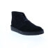 Фото #4 товара Clarks Desert Coal 26154809 Mens Black Suede Lace Up Chukkas Boots