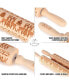 Wooden Carved Christmas Rolling Pin 2-Pc.