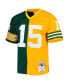 Men's Bart Starr Green, Gold Green Bay Packers 1969 Split Legacy Replica Jersey