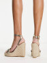 Фото #2 товара Glamorous espadrille wedge heeled sandals in gold