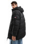 Фото #2 товара Tommy Jeans Down Hooded Casual Parka in Black