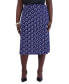 ფოტო #1 პროდუქტის Women's Printed Ity Pull-On A-Line Skirt