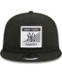 ფოტო #3 პროდუქტის Men's Black New York Yankees Scratch Squared Trucker 9FIFTY Snapback Hat