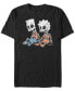 Фото #1 товара Men's The Simpsons Skeleton Bart and Lisa Short Sleeves T-shirt