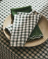 Фото #7 товара Gingham cotton napkins (pack of 2)