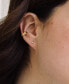 ფოტო #3 პროდუქტის Crystal 14K Gold-Plated Vermeil Chloe Earrings