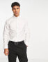 Фото #1 товара Selected Homme slim fit easy iron smart shirt in white