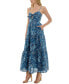 Фото #3 товара Juniors' Tie-Bust Keyhole-Cutout Paisley-Print Maxi Dress