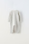 Фото #8 товара Striped sleepsuit with convertible foot