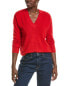 Minnie Rose Cashmere Sweater Women's Red Xs