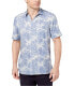 Фото #2 товара Tasso Elba 159943 Men's Parmino Floral Print Blue Button Down Shirt Sz. XL