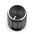Potentiometer knob GCL15 black - 6/15mm - 5 pcs.