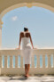 Фото #6 товара Платье в рубчик с горловиной халтер ZARA