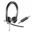 Фото #1 товара Logitech USB Headset Stereo H650e - Wired - Office/Call center - 50 - 10000 Hz - 120 g - Headset - Black - Silver