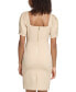 ფოტო #2 პროდუქტის Women's Sweetheart-Neck Puff-Sleeve Crepe Dress