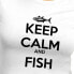 KRUSKIS Keep Calm And Fish short sleeve T-shirt