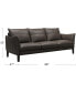 Фото #5 товара CLOSEOUT! Chanute 88" Leather Sofa, Created for Macy's