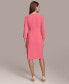 Women's 3/4-Sleeve Double-Breasted Blazer Dress