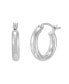 Polished Tube Hoop Earrings, 15mm, Created for Macy's