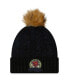 Фото #1 товара Women's Black, Navy Chicago Bears 2022 Salute To Service Pom Knit Hat