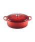 Фото #1 товара 9.5-Qt. Signature Enameled Cast Iron Oval Dutch Oven