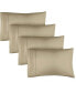 Фото #1 товара Pillowcase Set of 4 Soft Double Brushed Microfiber - Queen