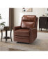 Фото #3 товара Lidia Modern Genuine Leather Electric Recliner with Nailhead Trims