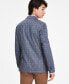 Фото #2 товара Men's Plaid Knit Slim-Fit Sport Coat, Created for Macy's