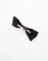 DesignB London hair tie bow with rose with black