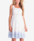 Women's Embroidered Maternity Sundress