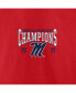 Men's Red Ole Miss Rebels 2023 Peach Bowl Champions Score T-shirt