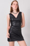 Фото #12 товара Женское мини платье с поясом Factory Price