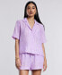 ფოტო #5 პროდუქტის Women's Short-Sleeve Button-Up Shirt