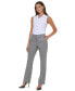 ფოტო #5 პროდუქტის Women's Glen Plaid Sutton Boot-Leg Trousers