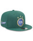 Фото #4 товара Men's Hunter Green Detroit Pistons 2022/23 City Edition Official 9FIFTY Snapback Adjustable Hat