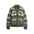 SUPERDRY Chunky Knit Patterened Full Zip Sweater