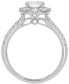 ფოტო #3 პროდუქტის IGI Certified Lab Grown Diamond Halo Bridal Set (2 ct. t.w.) in 14k White Gold