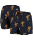 Men's Navy West Virginia Mountaineers PFG Backcast II Omni-Shade Hybrid Shorts