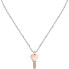 Playful bicolor necklace Key Mascotte SAVL07