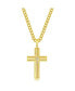 ფოტო #1 პროდუქტის Stainless Steel CZ Cross Necklace