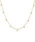 ფოტო #1 პროდუქტის Cubic Zirconia Dangle 18" Statement Necklace in 14k Gold