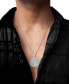 ფოტო #5 პროდუქტის Men's Diamond Circle 22" Pendant Necklace (1/2 ct. t.w.) in Sterling Silver (Also in Black Diamond)