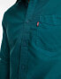 Levi's Sunset pocket shirt in green with logo