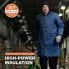 Фото #2 товара Men's Lightweight Cooler Wear Insulated Frock Liner Workwear Coat