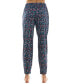 Фото #2 товара Women's Printed Jogger Pajama Pants