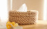 Rattan baby wipe holder