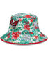 Фото #2 товара Men's White Tampa Bay Buccaneers Botanical Bucket Hat