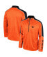 Men's Orange Oregon State Beavers Marled Half-Zip Jacket